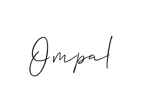 if you are searching for the best signature style for your name Ompal. so please give up your signature search. here we have designed multiple signature styles  using Allison_Script. Ompal signature style 2 images and pictures png