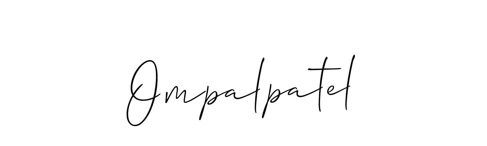 The best way (Allison_Script) to make a short signature is to pick only two or three words in your name. The name Ompalpatel include a total of six letters. For converting this name. Ompalpatel signature style 2 images and pictures png