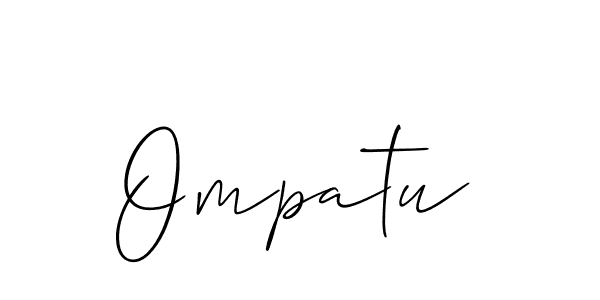 Here are the top 10 professional signature styles for the name Ompatu. These are the best autograph styles you can use for your name. Ompatu signature style 2 images and pictures png