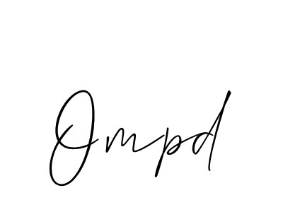 Make a beautiful signature design for name Ompd. Use this online signature maker to create a handwritten signature for free. Ompd signature style 2 images and pictures png