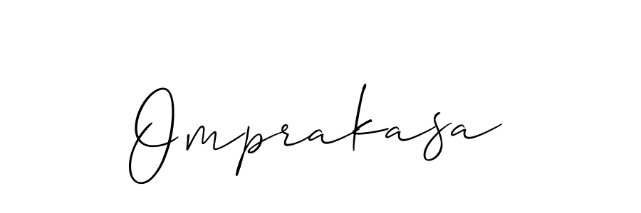 Also we have Omprakasa name is the best signature style. Create professional handwritten signature collection using Allison_Script autograph style. Omprakasa signature style 2 images and pictures png