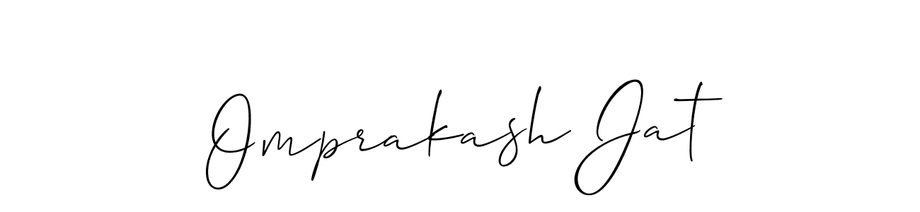 Make a beautiful signature design for name Omprakash Jat. Use this online signature maker to create a handwritten signature for free. Omprakash Jat signature style 2 images and pictures png