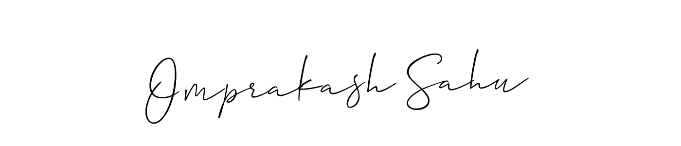 You should practise on your own different ways (Allison_Script) to write your name (Omprakash Sahu) in signature. don't let someone else do it for you. Omprakash Sahu signature style 2 images and pictures png