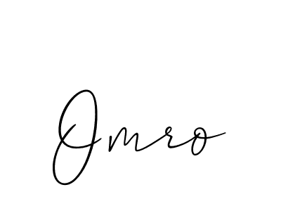 Create a beautiful signature design for name Omro. With this signature (Allison_Script) fonts, you can make a handwritten signature for free. Omro signature style 2 images and pictures png