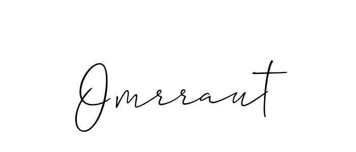 Make a beautiful signature design for name Omrraut. Use this online signature maker to create a handwritten signature for free. Omrraut signature style 2 images and pictures png