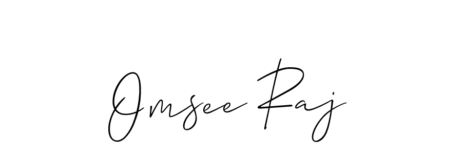 Best and Professional Signature Style for Omsee Raj. Allison_Script Best Signature Style Collection. Omsee Raj signature style 2 images and pictures png