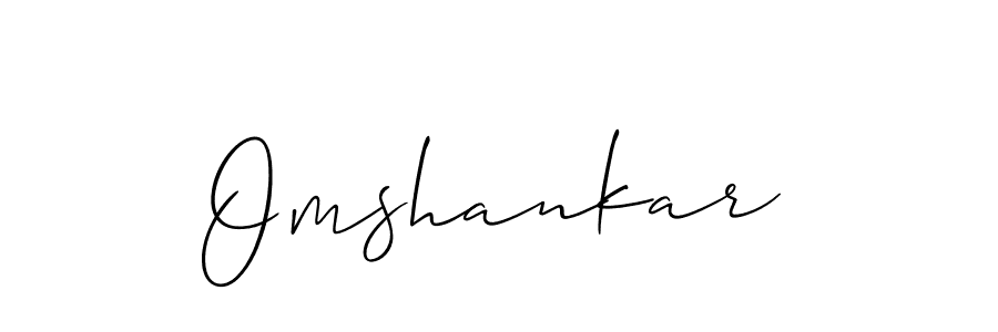 The best way (Allison_Script) to make a short signature is to pick only two or three words in your name. The name Omshankar include a total of six letters. For converting this name. Omshankar signature style 2 images and pictures png