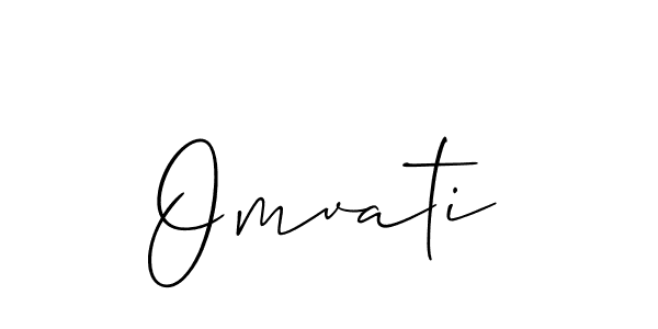 Also we have Omvati name is the best signature style. Create professional handwritten signature collection using Allison_Script autograph style. Omvati signature style 2 images and pictures png