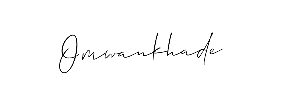 Check out images of Autograph of Omwankhade name. Actor Omwankhade Signature Style. Allison_Script is a professional sign style online. Omwankhade signature style 2 images and pictures png