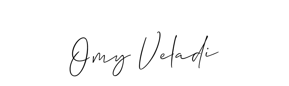 Also You can easily find your signature by using the search form. We will create Omy Veladi name handwritten signature images for you free of cost using Allison_Script sign style. Omy Veladi signature style 2 images and pictures png