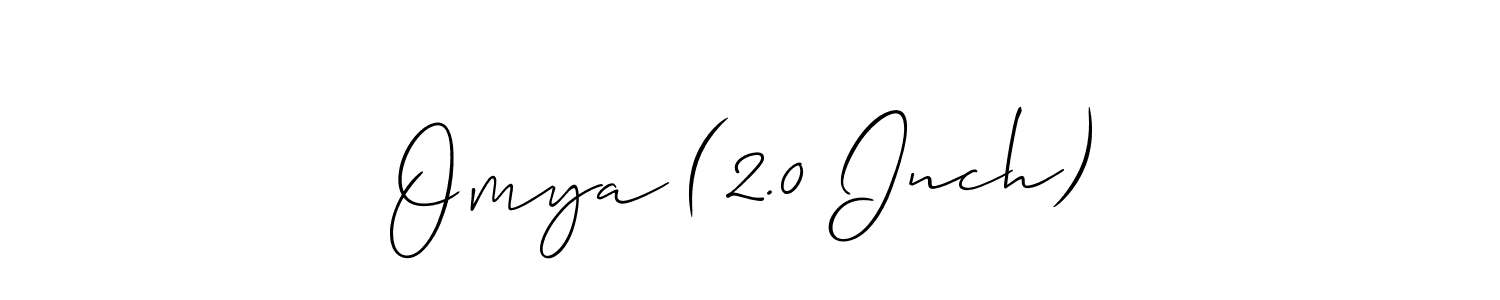 Omya (2.0 Inch) stylish signature style. Best Handwritten Sign (Allison_Script) for my name. Handwritten Signature Collection Ideas for my name Omya (2.0 Inch). Omya (2.0 Inch) signature style 2 images and pictures png