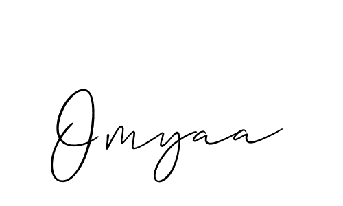 It looks lik you need a new signature style for name Omyaa. Design unique handwritten (Allison_Script) signature with our free signature maker in just a few clicks. Omyaa signature style 2 images and pictures png