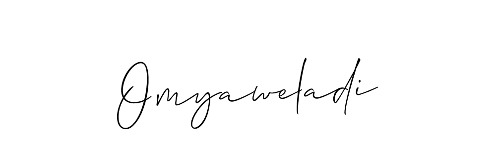 Design your own signature with our free online signature maker. With this signature software, you can create a handwritten (Allison_Script) signature for name Omyaweladi. Omyaweladi signature style 2 images and pictures png