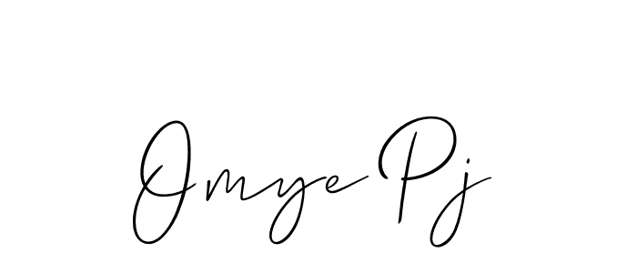 You can use this online signature creator to create a handwritten signature for the name Omye Pj. This is the best online autograph maker. Omye Pj signature style 2 images and pictures png