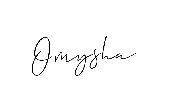 Here are the top 10 professional signature styles for the name Omysha. These are the best autograph styles you can use for your name. Omysha signature style 2 images and pictures png