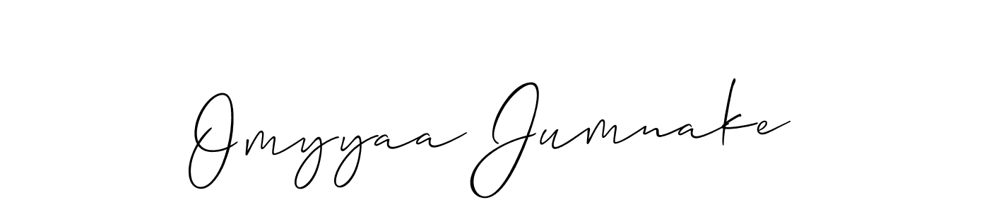You can use this online signature creator to create a handwritten signature for the name Omyyaa Jumnake. This is the best online autograph maker. Omyyaa Jumnake signature style 2 images and pictures png
