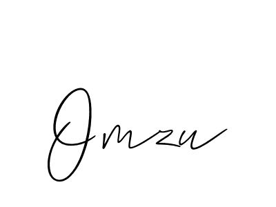 How to make Omzu name signature. Use Allison_Script style for creating short signs online. This is the latest handwritten sign. Omzu signature style 2 images and pictures png