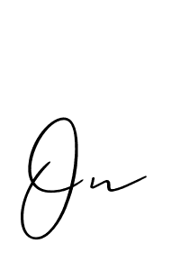 You should practise on your own different ways (Allison_Script) to write your name (On) in signature. don't let someone else do it for you. On signature style 2 images and pictures png