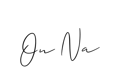 You can use this online signature creator to create a handwritten signature for the name On Na. This is the best online autograph maker. On Na signature style 2 images and pictures png