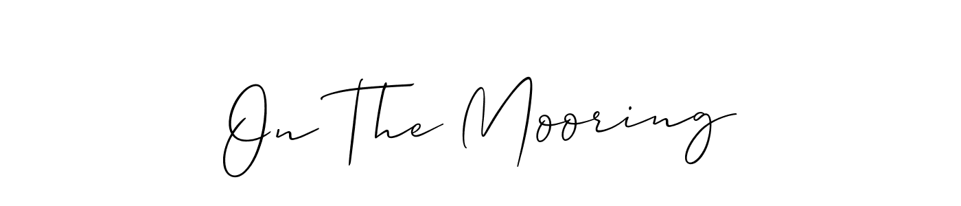 You can use this online signature creator to create a handwritten signature for the name On The Mooring. This is the best online autograph maker. On The Mooring signature style 2 images and pictures png