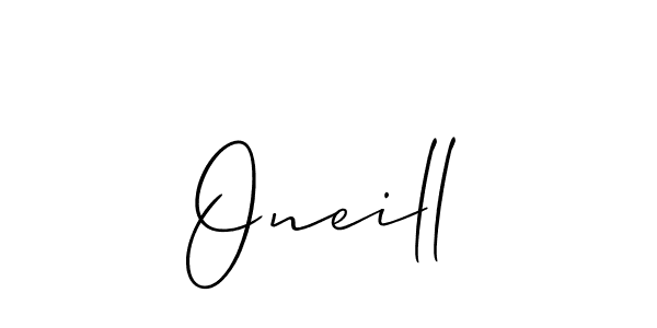 You should practise on your own different ways (Allison_Script) to write your name (Oneill) in signature. don't let someone else do it for you. Oneill signature style 2 images and pictures png