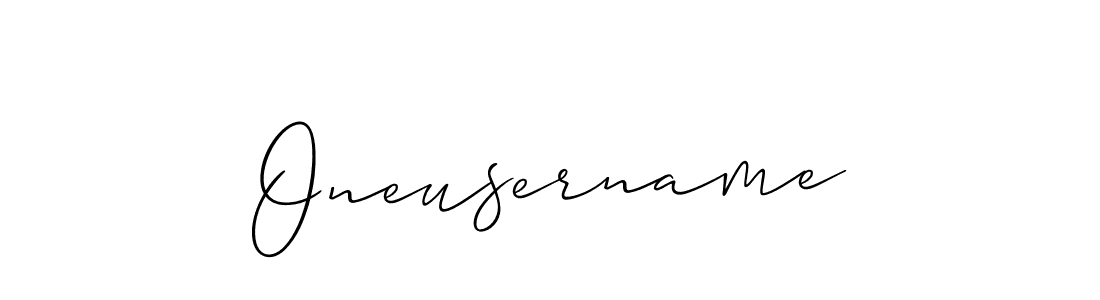 Once you've used our free online signature maker to create your best signature Allison_Script style, it's time to enjoy all of the benefits that Oneusername name signing documents. Oneusername signature style 2 images and pictures png