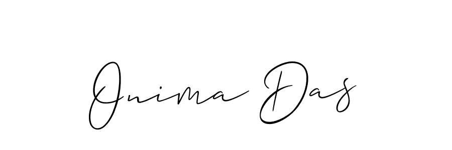 How to Draw Onima Das signature style? Allison_Script is a latest design signature styles for name Onima Das. Onima Das signature style 2 images and pictures png