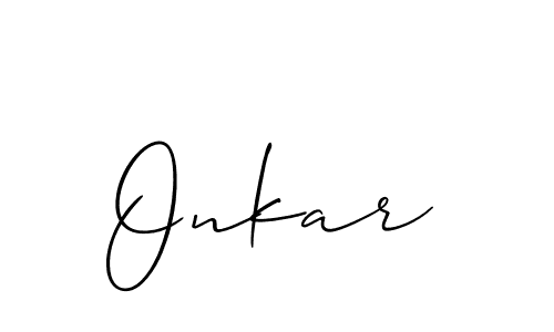 How to Draw Onkar signature style? Allison_Script is a latest design signature styles for name Onkar. Onkar signature style 2 images and pictures png