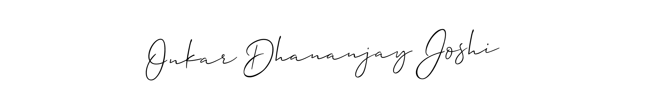 You can use this online signature creator to create a handwritten signature for the name Onkar Dhananjay Joshi. This is the best online autograph maker. Onkar Dhananjay Joshi signature style 2 images and pictures png