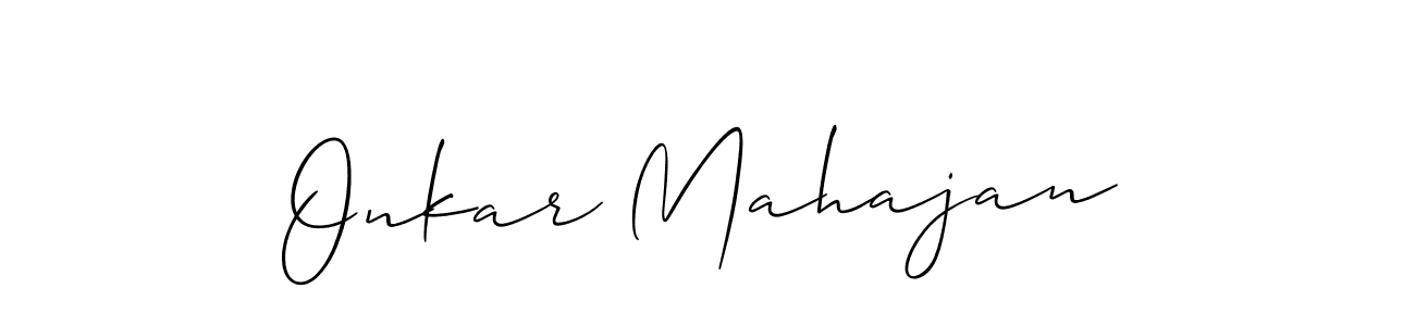 Similarly Allison_Script is the best handwritten signature design. Signature creator online .You can use it as an online autograph creator for name Onkar Mahajan. Onkar Mahajan signature style 2 images and pictures png