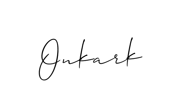 Also we have Onkark name is the best signature style. Create professional handwritten signature collection using Allison_Script autograph style. Onkark signature style 2 images and pictures png