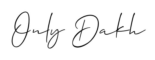 The best way (Allison_Script) to make a short signature is to pick only two or three words in your name. For converting this name Only Dakh. Only Dakh signature style 2 images and pictures png
