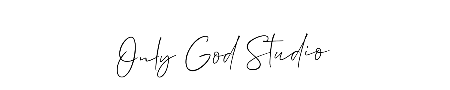 Best and Professional Signature Style for Only God Studio. Allison_Script Best Signature Style Collection. Only God Studio signature style 2 images and pictures png