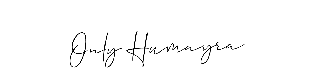 Only Humayra stylish signature style. Best Handwritten Sign (Allison_Script) for my name. Handwritten Signature Collection Ideas for my name Only Humayra. Only Humayra signature style 2 images and pictures png