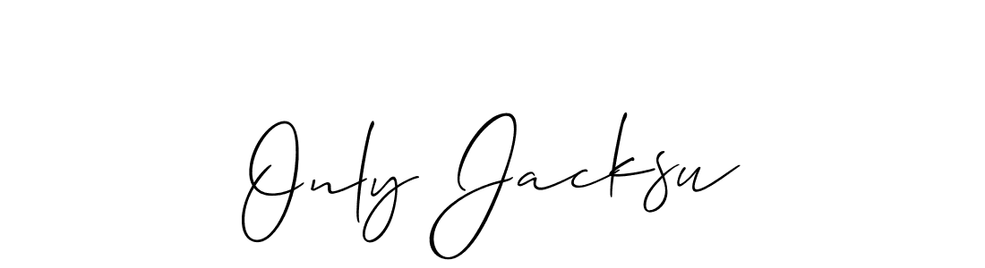 Once you've used our free online signature maker to create your best signature Allison_Script style, it's time to enjoy all of the benefits that Only Jacksu name signing documents. Only Jacksu signature style 2 images and pictures png
