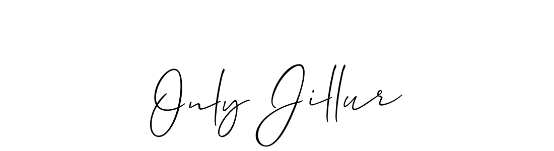 Once you've used our free online signature maker to create your best signature Allison_Script style, it's time to enjoy all of the benefits that Only Jillur name signing documents. Only Jillur signature style 2 images and pictures png