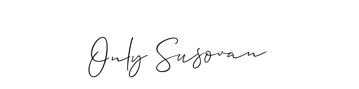 Once you've used our free online signature maker to create your best signature Allison_Script style, it's time to enjoy all of the benefits that Only Susovan name signing documents. Only Susovan signature style 2 images and pictures png