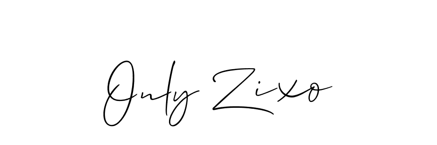 How to Draw Only Zixo signature style? Allison_Script is a latest design signature styles for name Only Zixo. Only Zixo signature style 2 images and pictures png