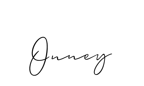 Once you've used our free online signature maker to create your best signature Allison_Script style, it's time to enjoy all of the benefits that Onney name signing documents. Onney signature style 2 images and pictures png