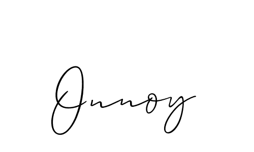 You should practise on your own different ways (Allison_Script) to write your name (Onnoy) in signature. don't let someone else do it for you. Onnoy signature style 2 images and pictures png