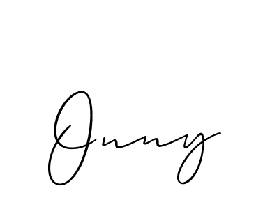 Make a beautiful signature design for name Onny. Use this online signature maker to create a handwritten signature for free. Onny signature style 2 images and pictures png