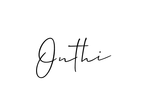 You can use this online signature creator to create a handwritten signature for the name Onthi. This is the best online autograph maker. Onthi signature style 2 images and pictures png