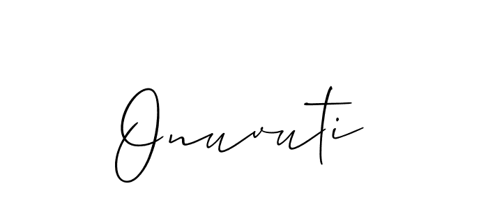 Once you've used our free online signature maker to create your best signature Allison_Script style, it's time to enjoy all of the benefits that Onuvuti name signing documents. Onuvuti signature style 2 images and pictures png