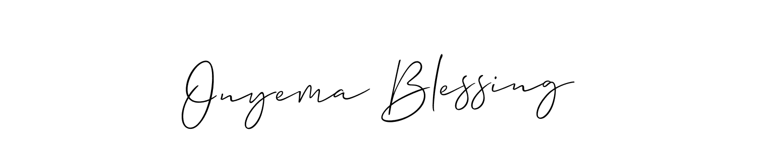 Make a short Onyema Blessing signature style. Manage your documents anywhere anytime using Allison_Script. Create and add eSignatures, submit forms, share and send files easily. Onyema Blessing signature style 2 images and pictures png