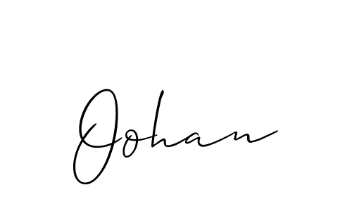 You should practise on your own different ways (Allison_Script) to write your name (Oohan) in signature. don't let someone else do it for you. Oohan signature style 2 images and pictures png