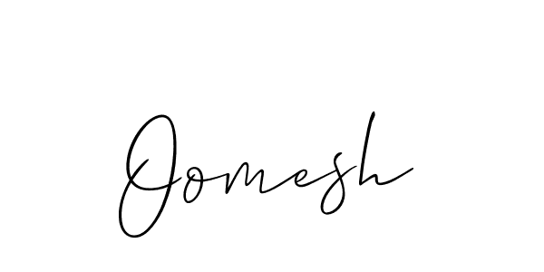 Best and Professional Signature Style for Oomesh. Allison_Script Best Signature Style Collection. Oomesh signature style 2 images and pictures png