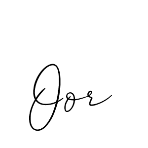 Create a beautiful signature design for name Oor. With this signature (Allison_Script) fonts, you can make a handwritten signature for free. Oor signature style 2 images and pictures png
