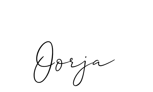 How to make Oorja name signature. Use Allison_Script style for creating short signs online. This is the latest handwritten sign. Oorja signature style 2 images and pictures png