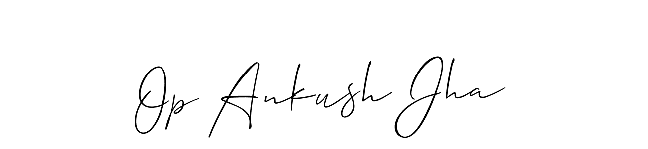 Make a short Op Ankush Jha signature style. Manage your documents anywhere anytime using Allison_Script. Create and add eSignatures, submit forms, share and send files easily. Op Ankush Jha signature style 2 images and pictures png