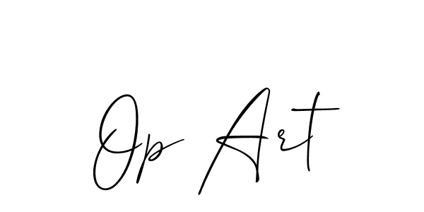 Design your own signature with our free online signature maker. With this signature software, you can create a handwritten (Allison_Script) signature for name Op Art. Op Art signature style 2 images and pictures png